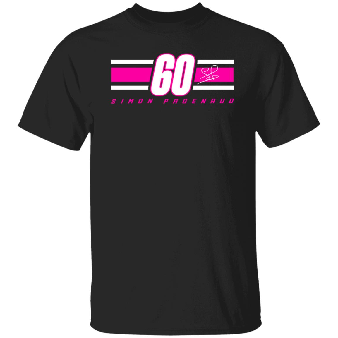 Simon Pagenaud 60 Black Signature Tee Shirt Simon Pagenaud 60 Black Signature Tee Shirt