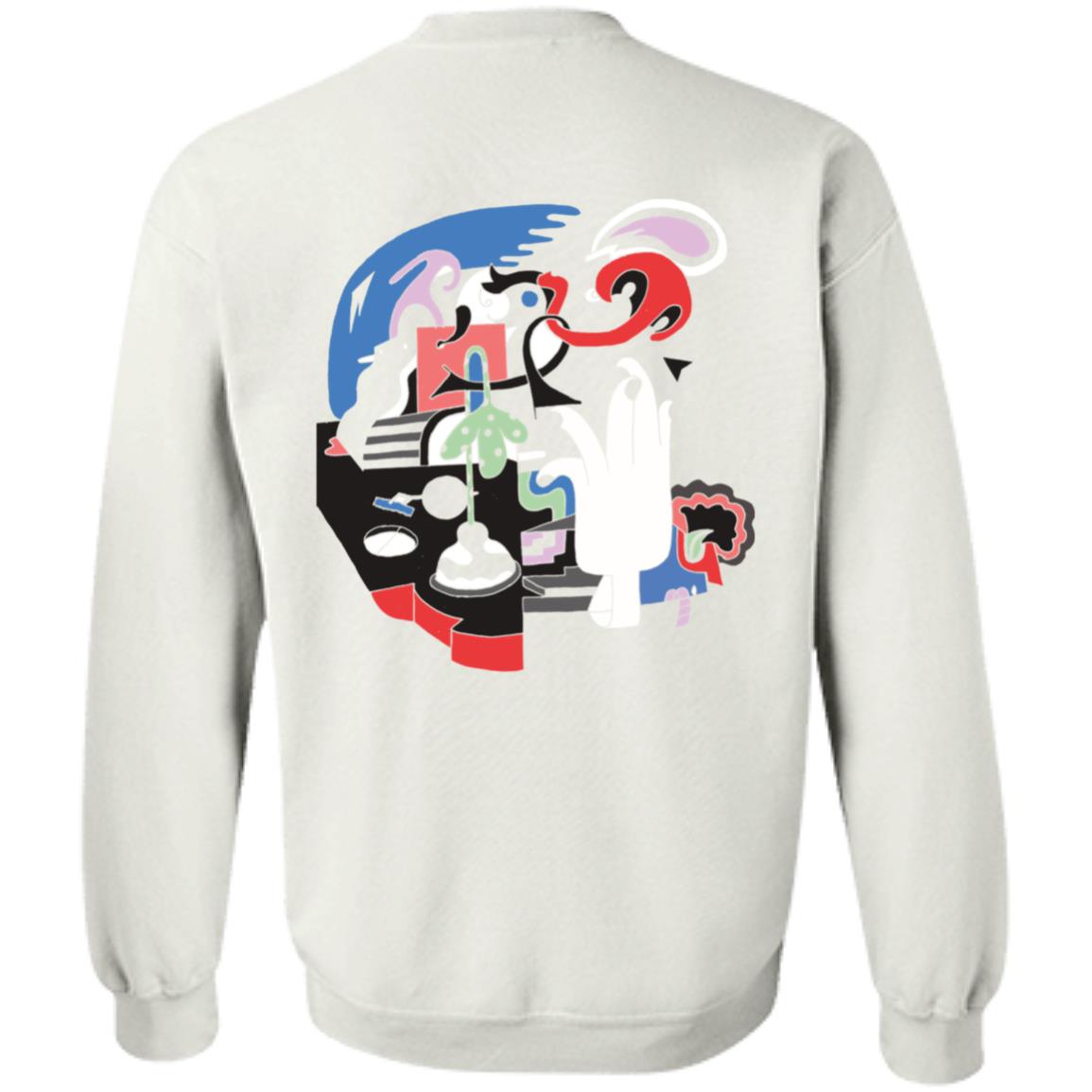 mac miller faces sweatshirt