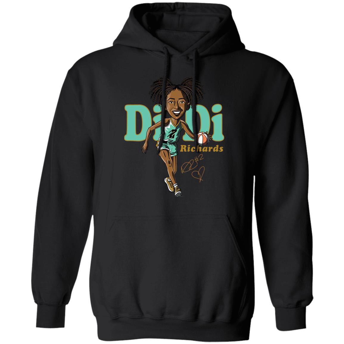 Didi Richards Cartoon Shirt Bluechipteam Merch Didi Richards Shirt New York Liberty Didi Richards Cartoon Shirt Bluechipteam Merch Didi Richards Shirt New York Liberty