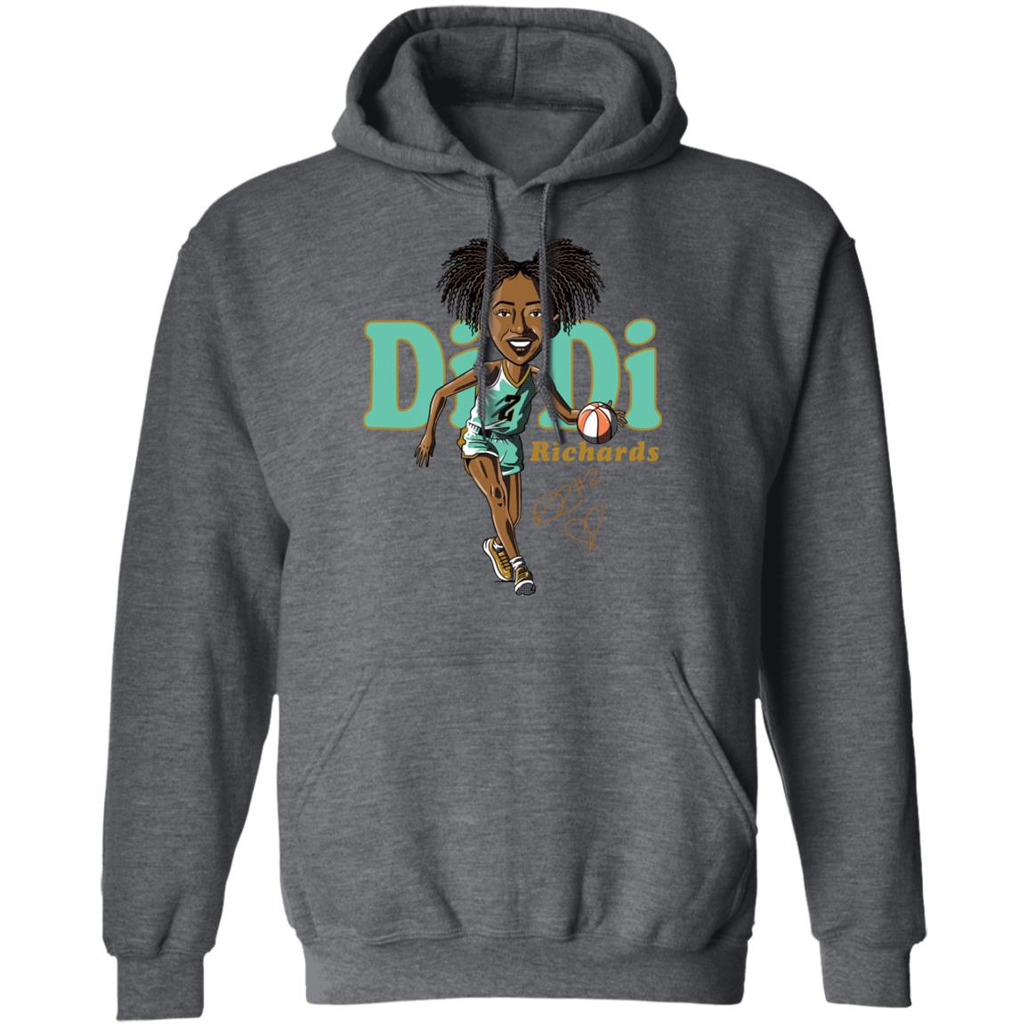 Didi Richards Cartoon Shirt Bluechipteam Merch Didi Richards Shirt New York Liberty Didi Richards Cartoon Shirt Bluechipteam Merch Didi Richards Shirt New York Liberty
