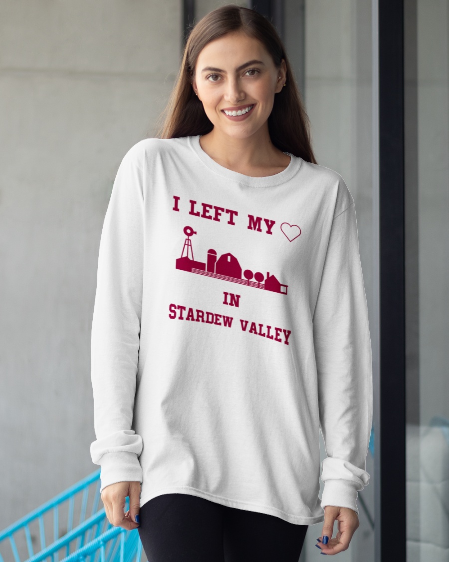 Chelsea I Left My Heart In Stardew Valley Shirt Chelsea I Left My Heart In Stardew Valley Shirt